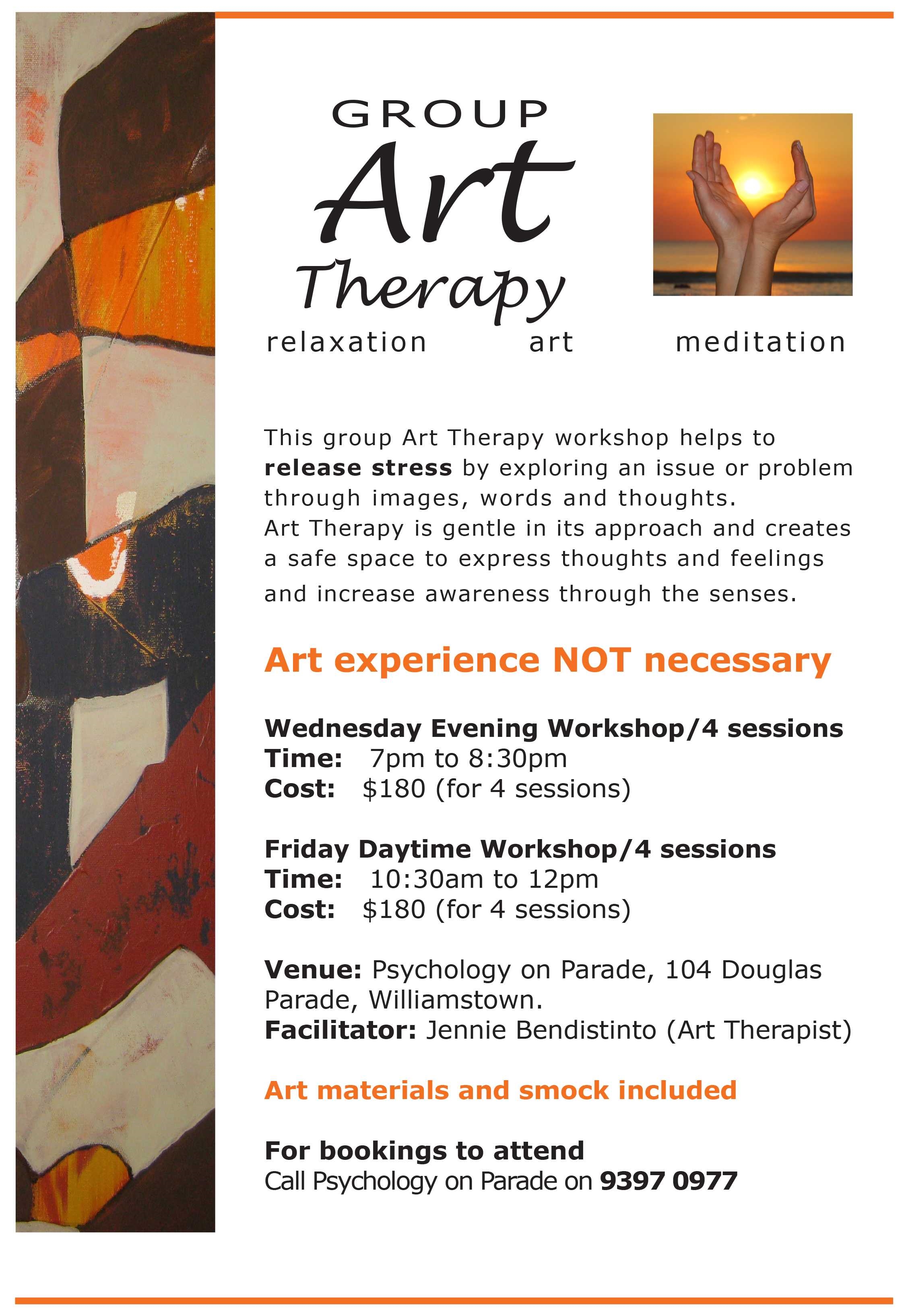 Art Therapy Workshop Visit Hobsons Bay